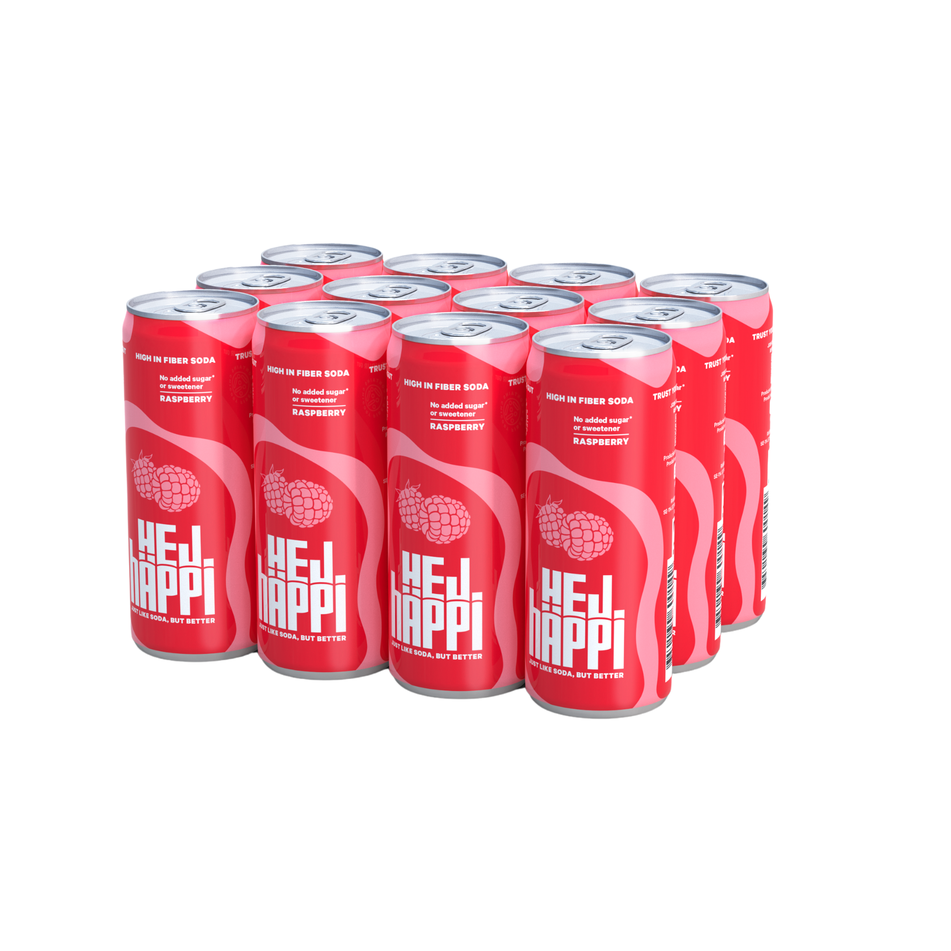 12ER-PACKUNG HEJHÄPPI HIMBEERE